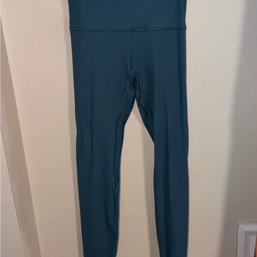 Lululemon Align Ribbed Leggings green/Teal - Picture 2 of 2